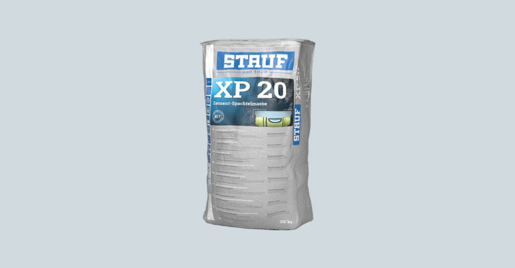 STAUF XP20 - Zementäre Ausgleichs - und Nivelliermasse