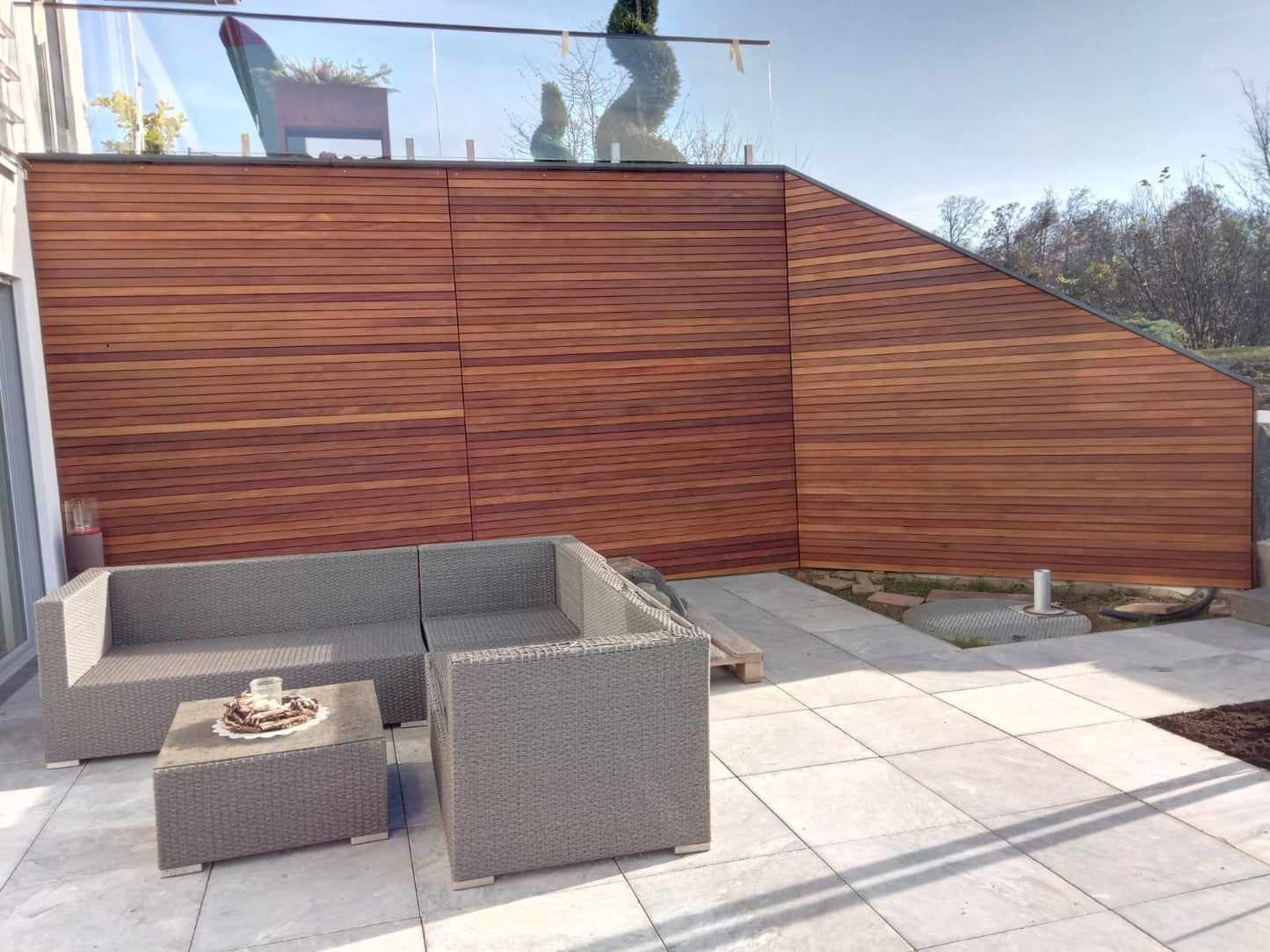 Cumaru KD Rhombusprofil TIGA 25 x 65 mm