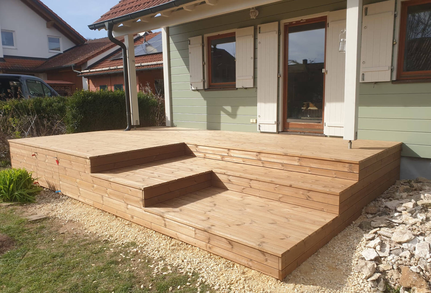 Skandinavische Thermokiefer „Premium“ Terrassendielen
