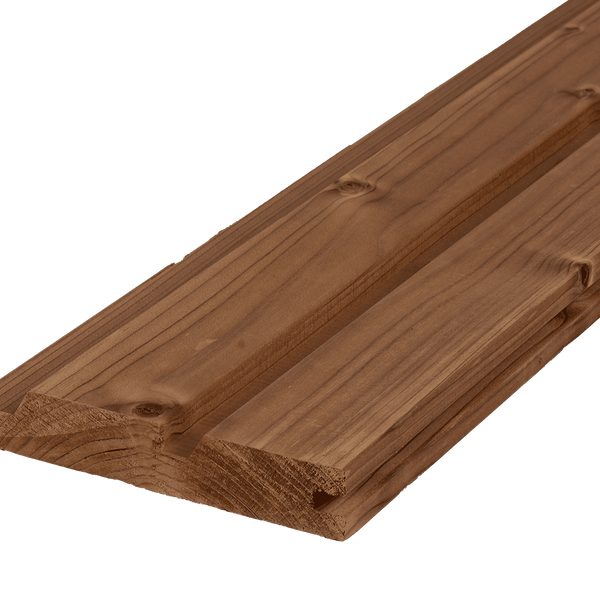 Skandinavische Thermofichte EMBLA Doppel-Rhombus 26 x 142 mm